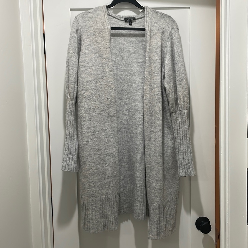 Topshop long sweater cardigan